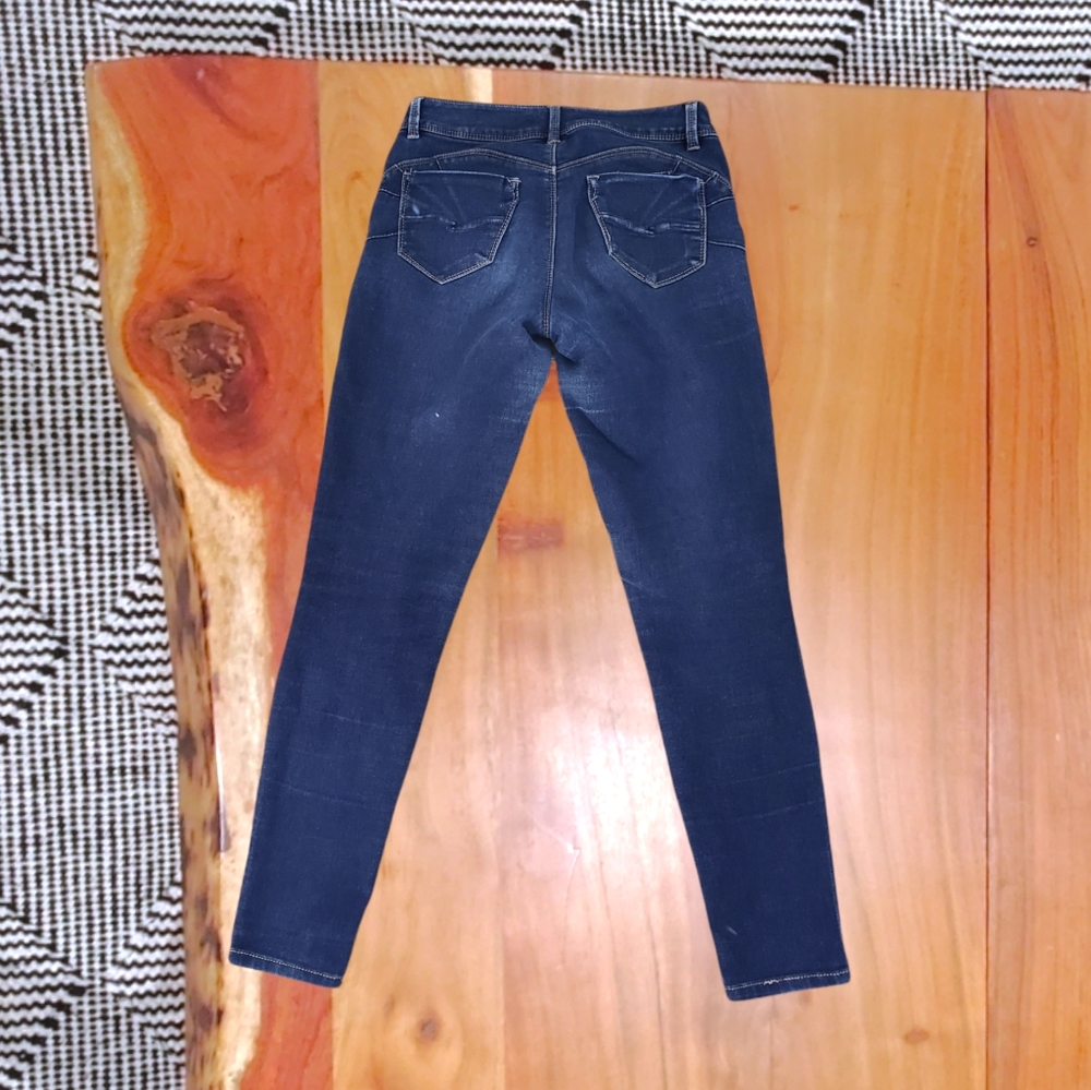 Blue Spice Stretchy Jeans Curvy Skinny- Mid Waist- Size 5